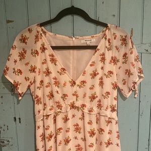 Pink Floral Madewell Dress